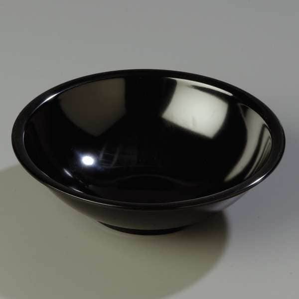 Carlisle Foodservice Bowl, 27-1/2 oz., Melamine Black PK48 - 800BGR03