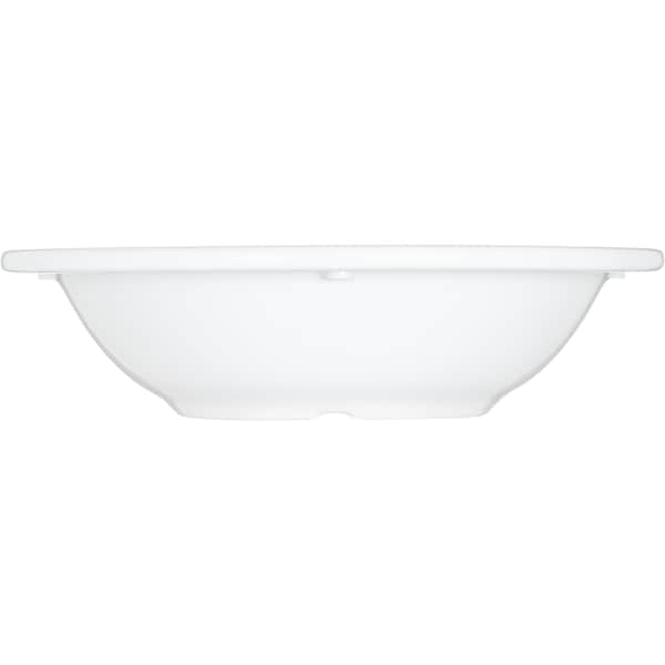 Carlisle Foodservice Melamine Grapefruit Bowl, 10 oz., Wht, PK48 - KL12102