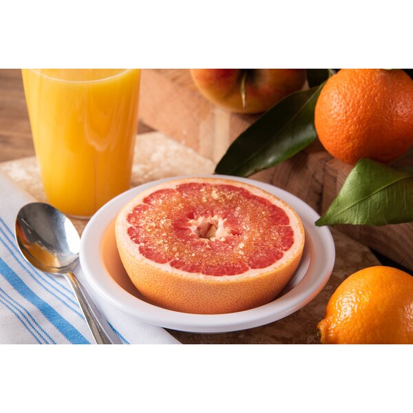 Carlisle Foodservice Melamine Grapefruit Bowl, 10 oz., Wht, PK48 - KL12102