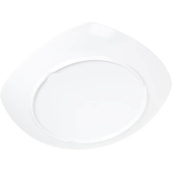 Carlisle Foodservice Upturned Corner Sq. Plate, 7.75", Wht, PK48 - 4330802