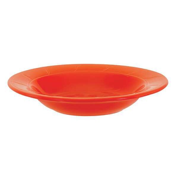 Crestware Rimmed Bowl, 12 oz., Ceramic Blue/Orange/Rose/Sage/Teal/Yellow PK24 - BP61