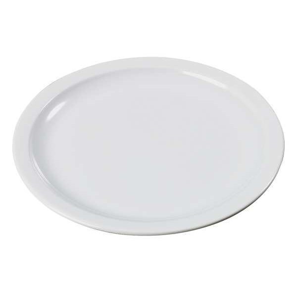 Carlisle Foodservice Bread and Butter Plate, 5-15/32", Melamine White PK48 - KL205GR02