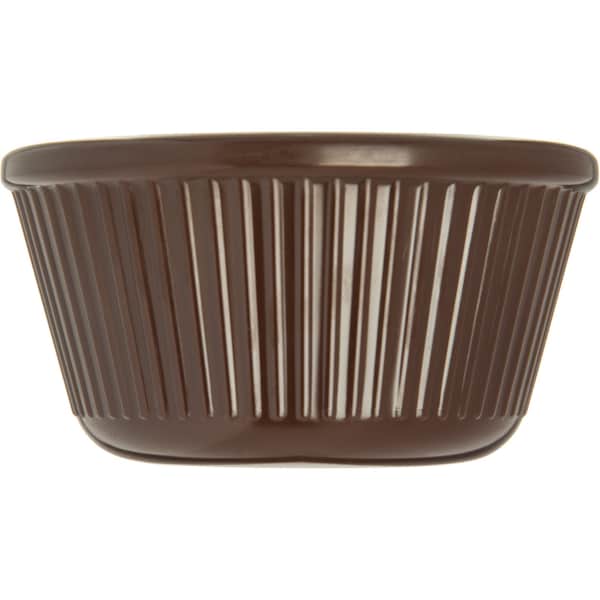 Carlisle Foodservice Mlmn Flute Bowl Ramekin, 4 oz., Chc, PK48 - S28769
