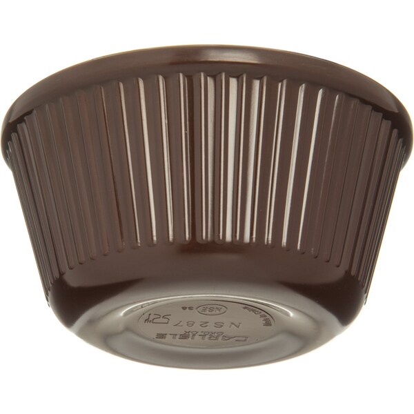 Carlisle Foodservice Mlmn Flute Bowl Ramekin, 4 oz., Chc, PK48 - S28769