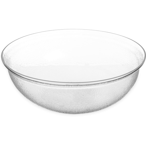 Carlisle Foodservice Pebbled Bowl Round, 15 qt., Clr, PK4 - SB7807