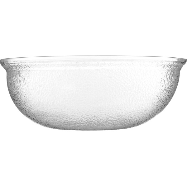 Carlisle Foodservice Pebbled Bowl Round, 15 qt., Clr, PK4 - SB7807