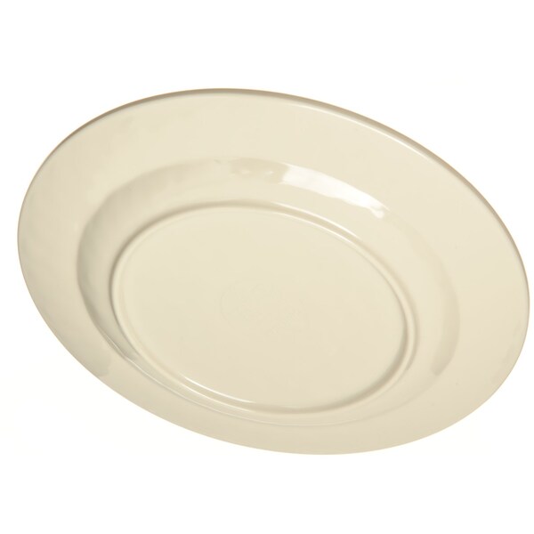 Carlisle Foodservice Melamine Bread/Butter Plate, 7", Smke, PK12 - 6400718