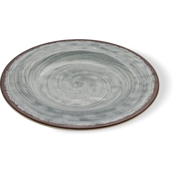 Carlisle Foodservice Melamine Salad Plate, 9", Smoke, PK12 - 5400218