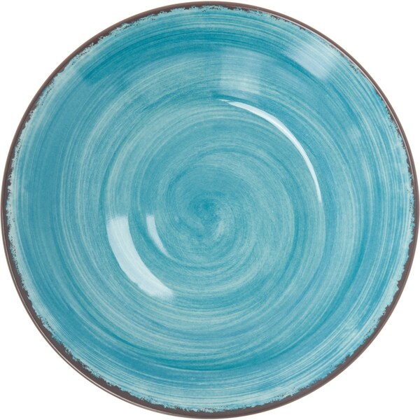 Carlisle Foodservice Mlmn Rimmed Soup Bowl, 28.5 oz., Aqa, PK6 - 5400315