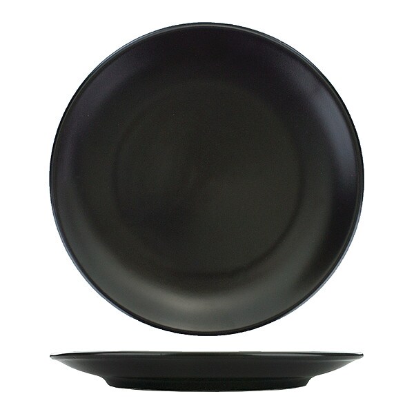 Iti Coupe Plate, 7" Dia, Matte Black, PK36 - TN-7-MB