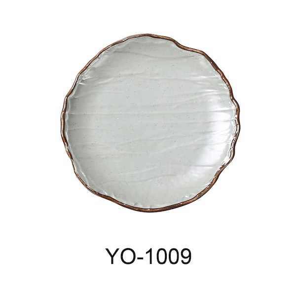 Cocinando 9 x 1 in. Yoto Melamine Round Coupe Plate, Matte, 24PK - CO4233185