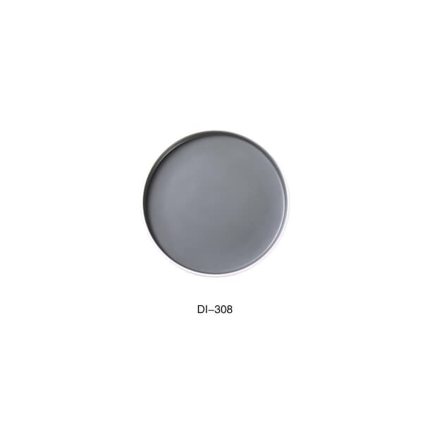Yanco Discover 8 x 0.75 in. Round Plate, Matte, 36PK - DI-308
