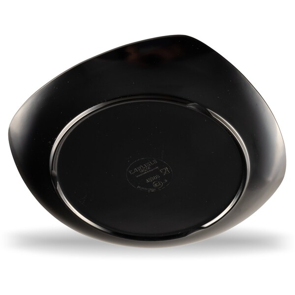 Carlisle Foodservice Upturned Corner Sq. Plate, 7.75", Blk, PK48 - 4330803