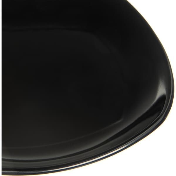 Carlisle Foodservice Upturned Corner Sq. Plate, 7.75", Blk, PK48 - 4330803