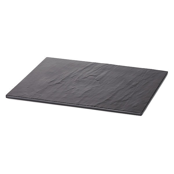 Tablecraft Frostone Slate Mel Tray, Blk, 12.75"X10.4 - MG2