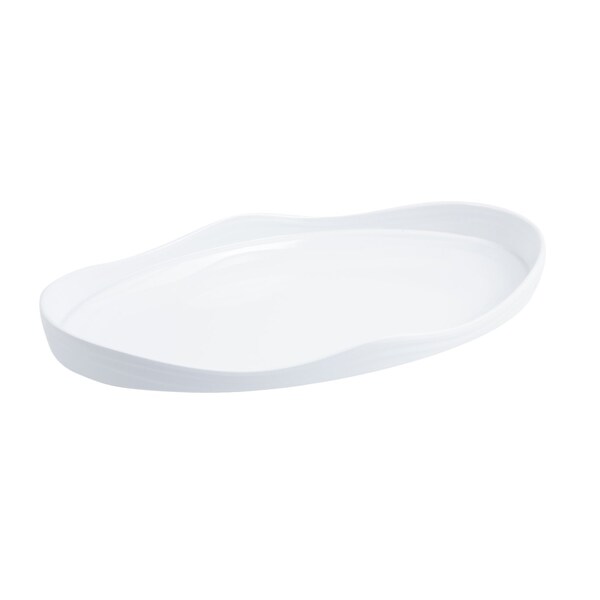 Bon Chef Euro Round Bowl 3Qts. 18"L X 11"W X 2 1/2"Deep - 53203WHITE