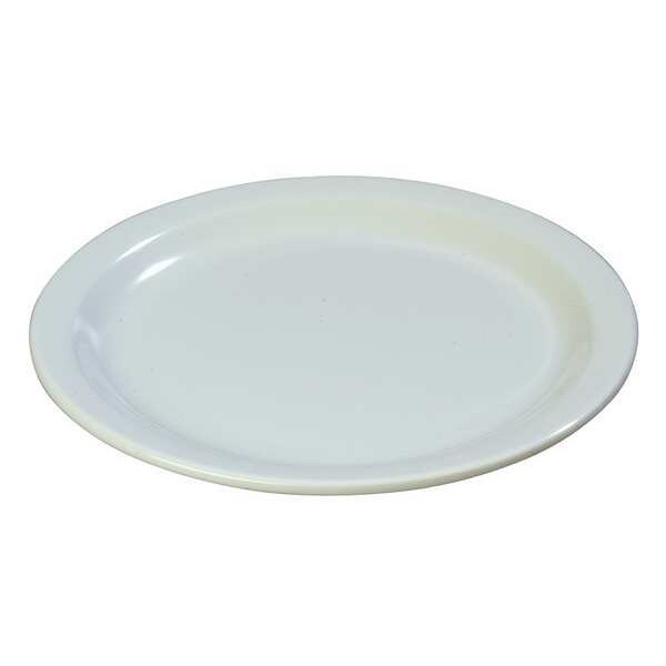 Carlisle Foodservice Salad Plate, 7-1/4", Melamine White PK48 - 43503GR02