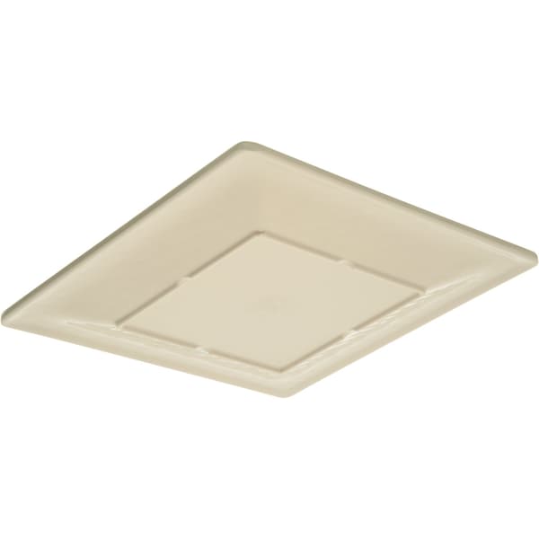 Carlisle Foodservice Melamine Square Salad Plate, 8.5", Aq, PK12 - 6402315