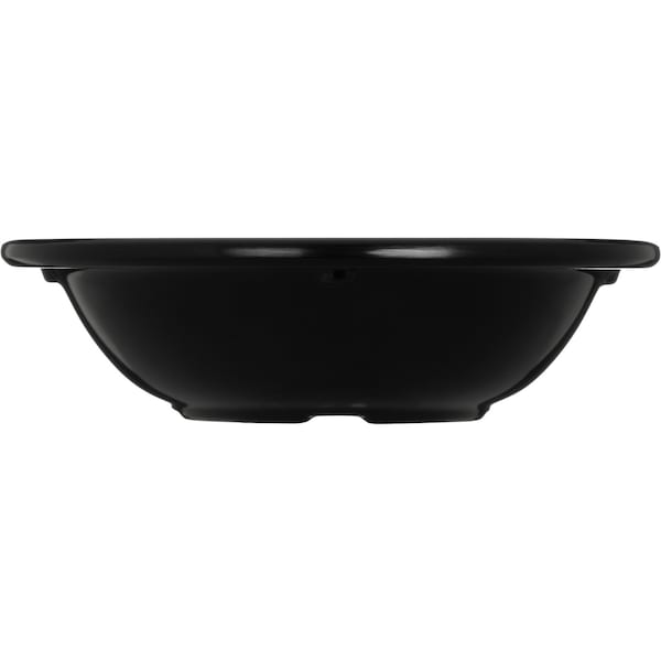 Carlisle Foodservice Melamine Rim Fruit Bowl, 4.75 oz., Bk, PK48 - KL80503