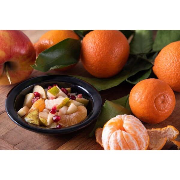 Carlisle Foodservice Melamine Rim Fruit Bowl, 4.75 oz., Bk, PK48 - KL80503