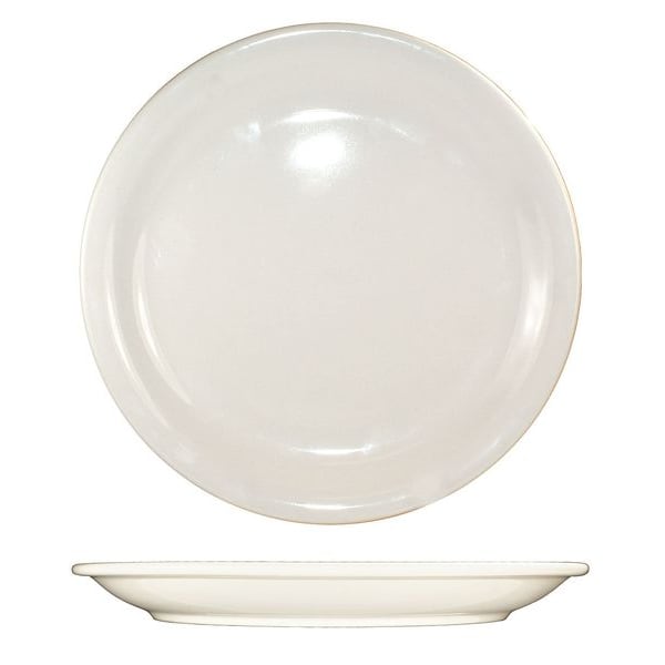 Iti Plate, 6-1/2", Ceramic American White PK36 - VA-6