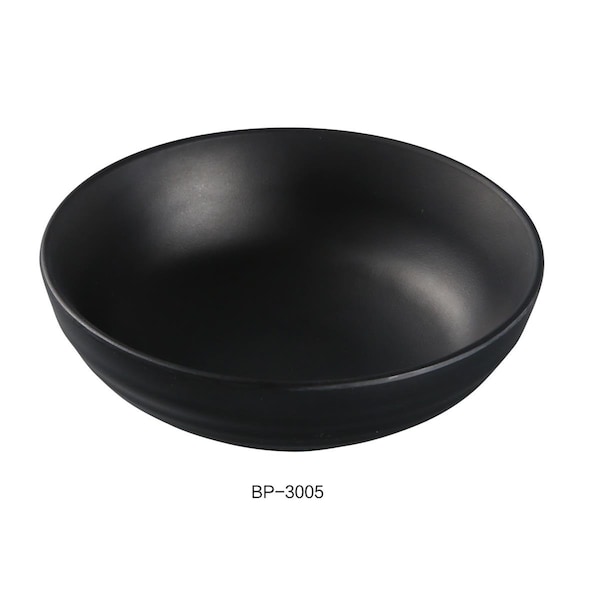 Yanco Black Pearl-2 Salad Bowl, Black - 8 oz, 48PK - BP-3005