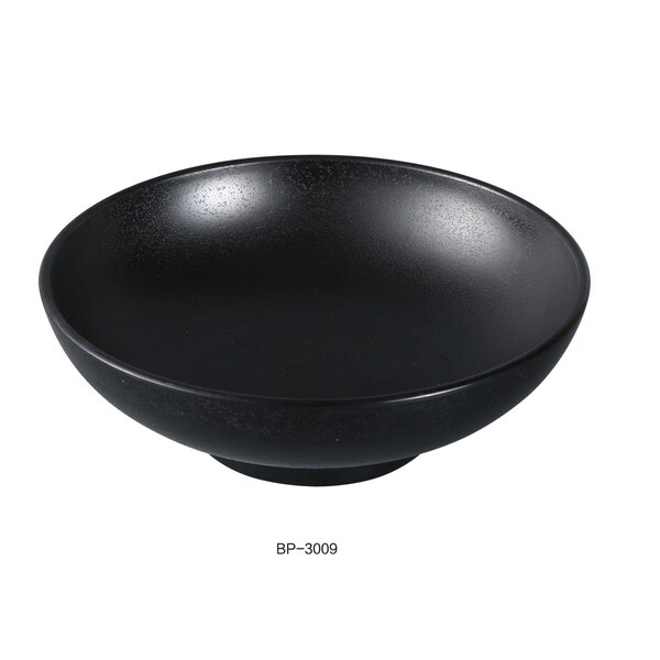 Yanco Black Pearl-2 Noodle Bowl, Black - 48 oz, 24PK - BP-3009