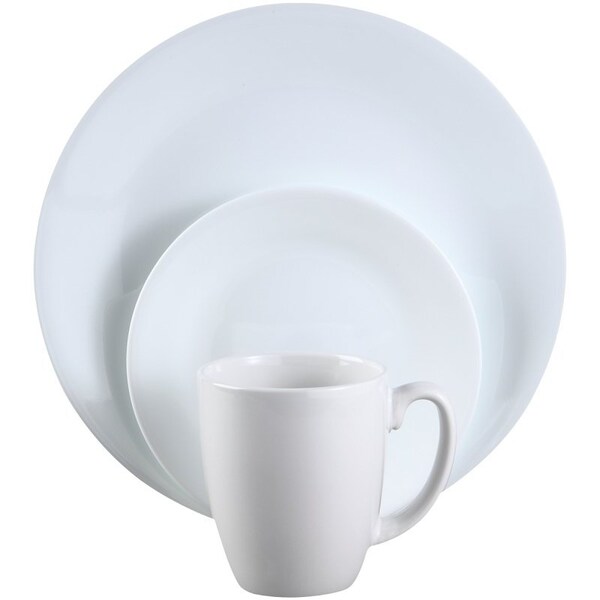 Olfa Dinnerware Set, Vitrelle Glass, For Dishwashers, PreHeated Microwave Ovens and Refrigerators - 6022003