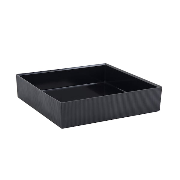 Bon Chef Melamine Underliner For 9322 11 1/4" X 11 1/4" X 2 1/2" - 9324BLACK