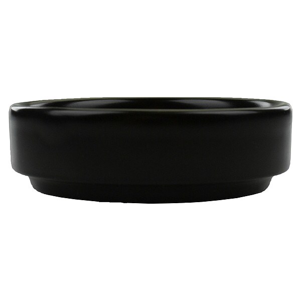 Iti Sauce Dish, 2 oz Cap., Matte Black, PK48 - TN-4-MB