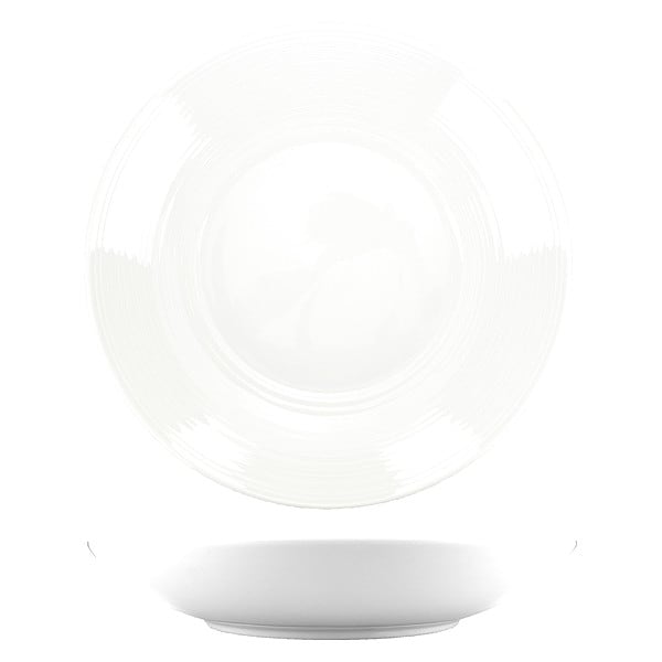 Iti Deep Plate, 10 1/2" Dia, Bright White, PK12 - MZ-53