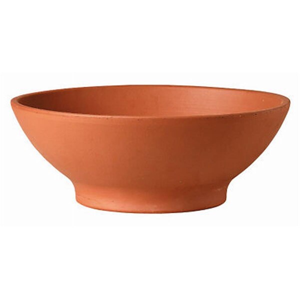 Palacedesigns 12.2 x 5.1 in. Terra Cotta Low Bowl Planter - PA2668058