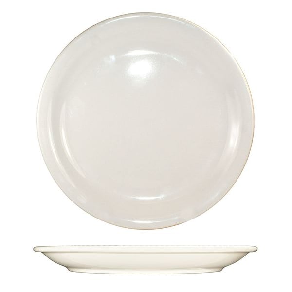 Iti Plate, 9-1/2", Ceramic American White PK24 - VA-9