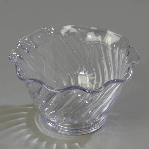 Carlisle Foodservice Dessert Dish, 5 oz., SAN Clear PK24 - 453007