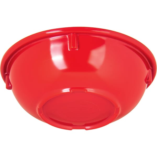 Carlisle Foodservice Melamine Nappie Bowl, 10 oz., Red, PK48 - KL11805
