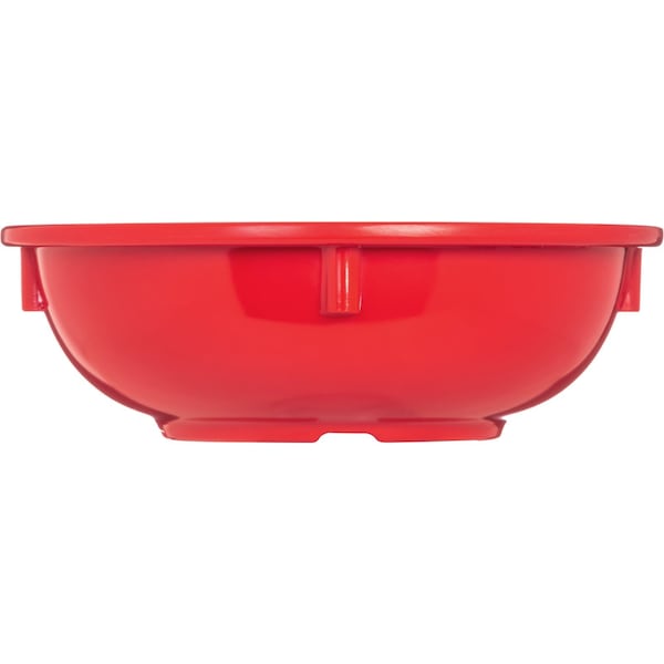 Carlisle Foodservice Melamine Nappie Bowl, 10 oz., Red, PK48 - KL11805