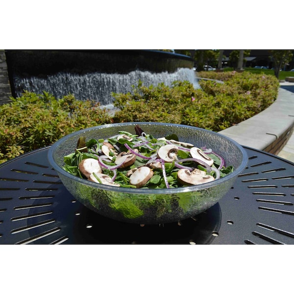 Cambro Camwear 15" 11.2 qt. Polycarbonate Unbreakable Pebble Plastic Bowl - PSB15176