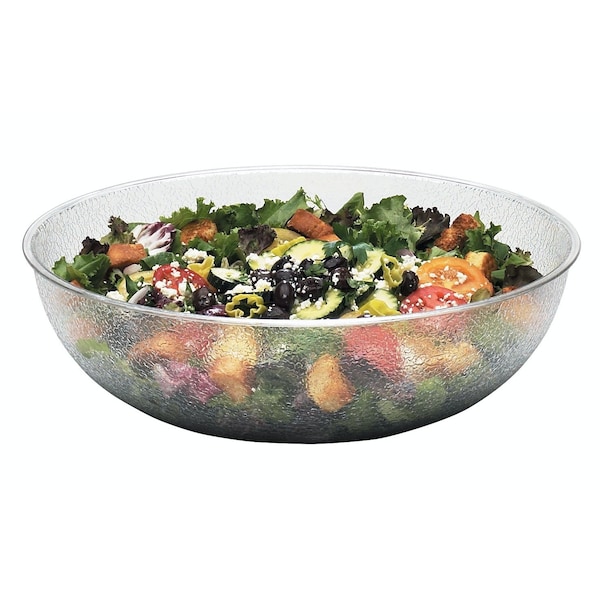 Cambro Camwear 15" 11.2 qt. Polycarbonate Unbreakable Pebble Plastic Bowl - PSB15176