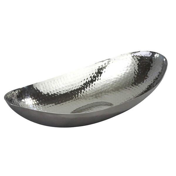 Auric 13.5 x 7 in. Oval Hammered Bowl - AU912239