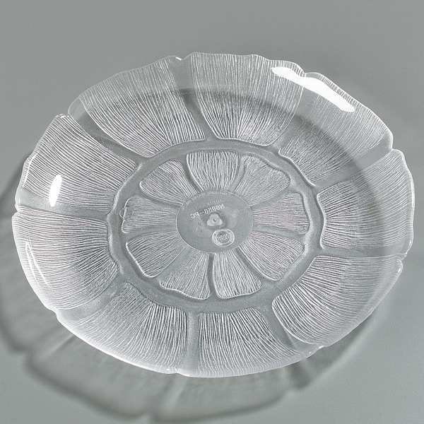 Carlisle Foodservice Plate, 8-7/8", Polycarbonate Clear PK36 - 6956GR07