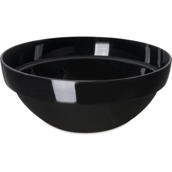 Carlisle Foodservice Stack Bowl, 3 qt., Blk, PK4 - 810003