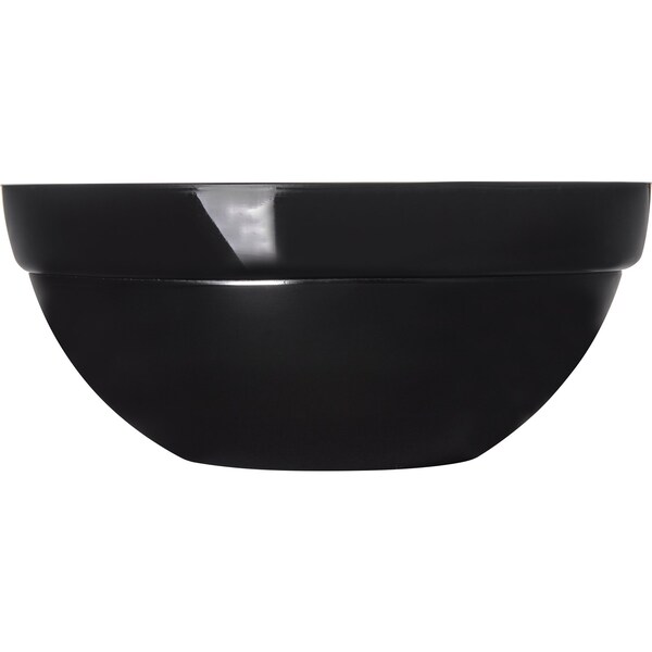 Carlisle Foodservice Stack Bowl, 3 qt., Blk, PK4 - 810003