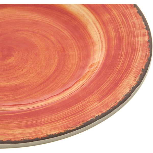 Carlisle Foodservice Melamine Salad Plate, 9", Fireball, PK12 - 5400252