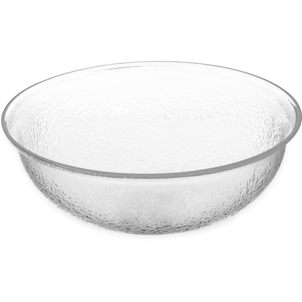 Carlisle Foodservice Pebbled Bowl Round, 4 qt., Clr, PK4 - SB7207