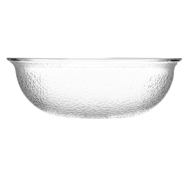 Carlisle Foodservice Pebbled Bowl Round, 4 qt., Clr, PK4 - SB7207