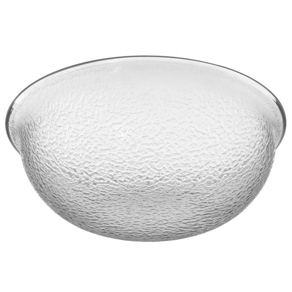 Carlisle Foodservice Pebbled Bowl Round, 4 qt., Clr, PK4 - SB7207