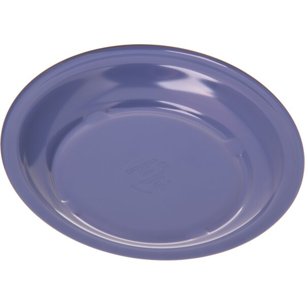 Carlisle Foodservice Melamine Salad Plate, 7.25", Blue, PK48 - 4350314