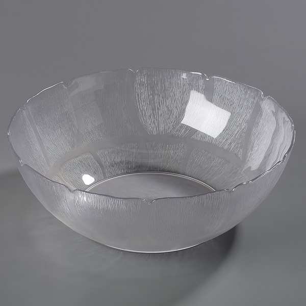 Carlisle Foodservice Petal Mist Bowl, 17-1/4 qt., Clear PK4 - 6919GR07