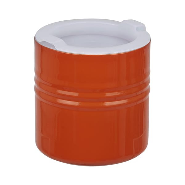 Bon Chef Cold Wave Salad Dressing Cont &Stacking Cover  5 1/8" Dia X 5" H  28 Oz - 9315ORANGE
