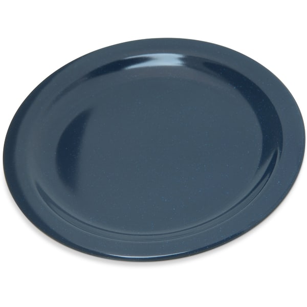 Carlisle Foodservice Melamine Salad Plate, 7.25", Blue, PK48 - 4350335